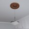 Ekena Millwork Berkshire PVC Ceiling Medallion (Canopies up to 8 3/8"), 19"OD x 3 1/2"ID x 1"P, Bright Coat Copper CMP19BEBCO - alternate 9